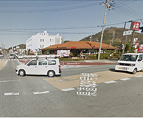 県道517号線を直進右手にビッグボーイがある交差点「船町」を過ぎ、県道329号線へ